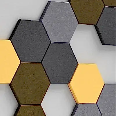 Altıgen Akustik Panel